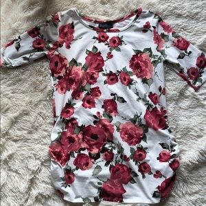 Spring Floral Maternity Top